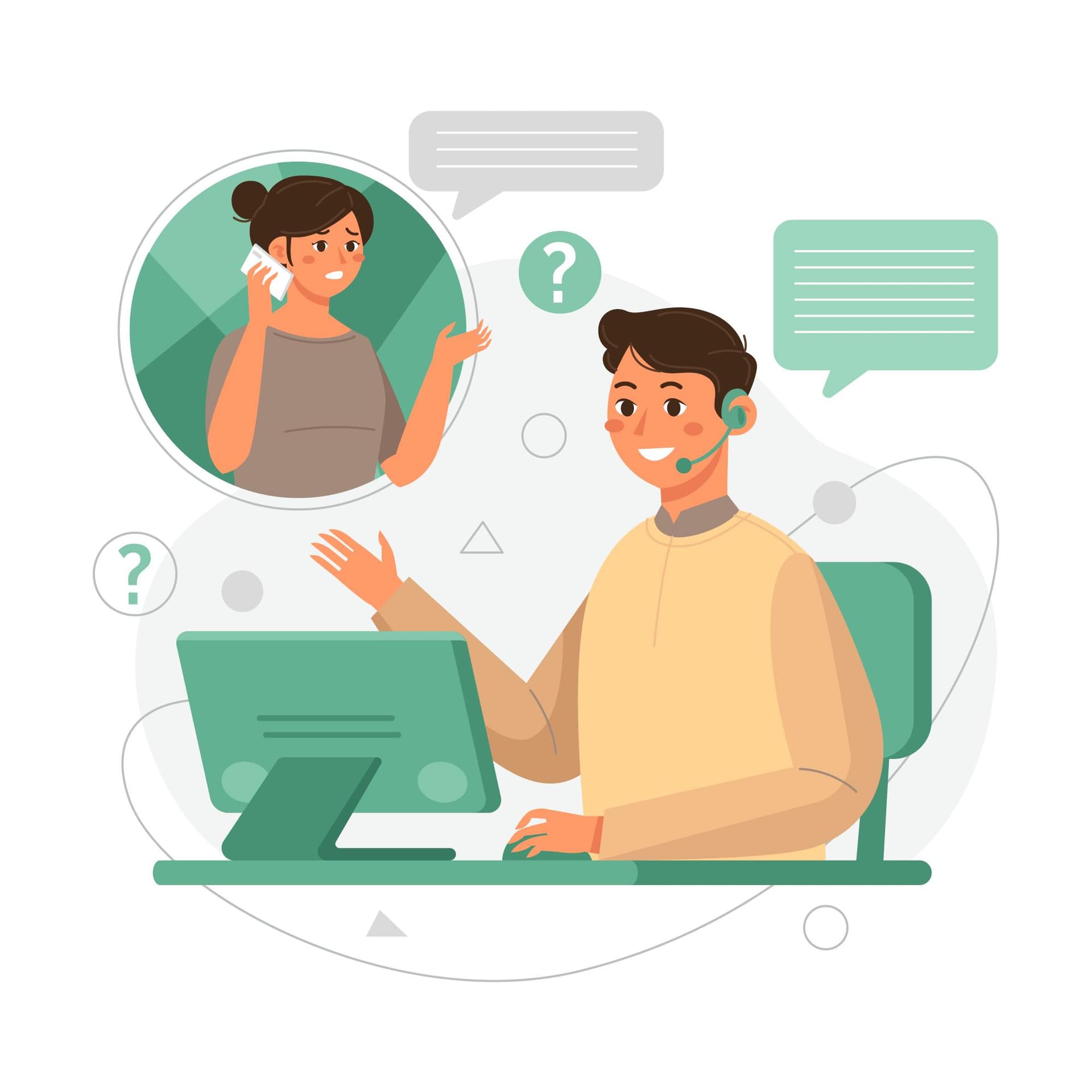 Connect with us illustration